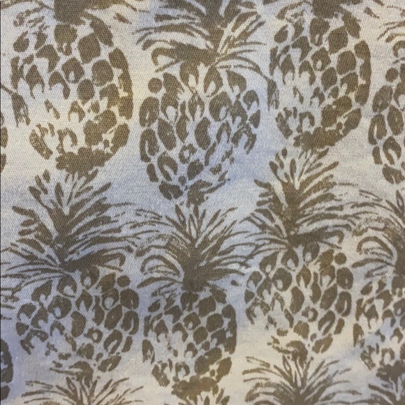 Men's 10.5" Flat Front Shorts Pineapple Print 40 - Picture 7 of 7